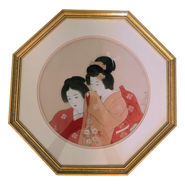 1980s Japanese Two Geishas or Two Japanese Beauties For Sale