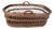 Large Antique Wicker Basket, 1890s For Sale