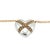 Early 21st Century Tiffany & Co. Cross My Heart 18k Yellow Gold Silver Two-Tone Pendant Necklace For Sale - Image 5 of 8