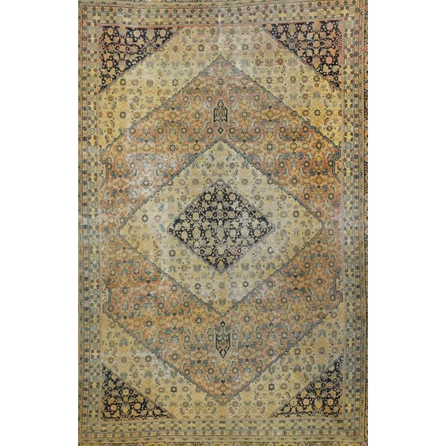 1910s Antique Tabriz Rug 6'9'' x 10'2'' For Sale - Image 5 of 10