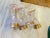 Glass Early 20th Century Gold Rim Pink Glass Cordial Stemmed Glasses - Set of 4 For Sale - Image 7 of 7