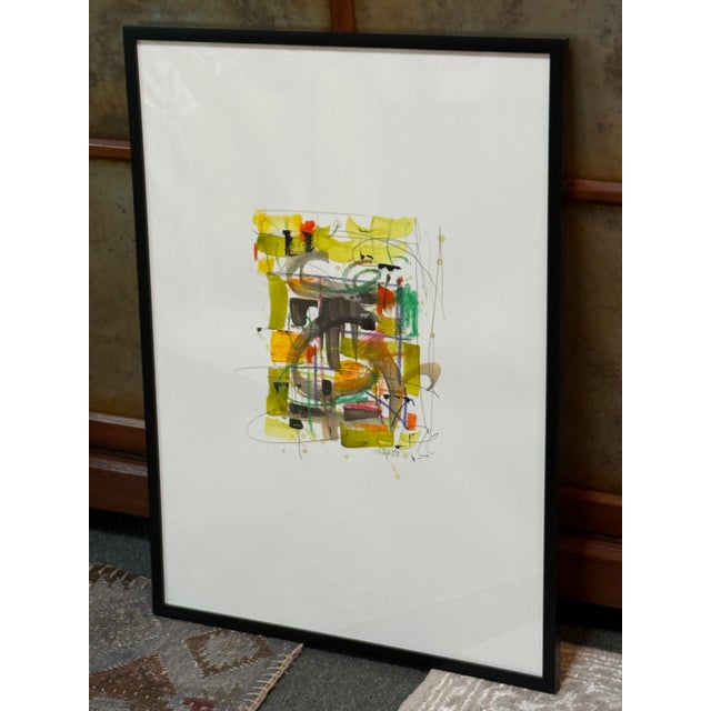 Design Plus Gallery presents an Original Acrylic Painting "Hip Hop" by Isabel Wyatt. The artwork is a wild abstraction of...