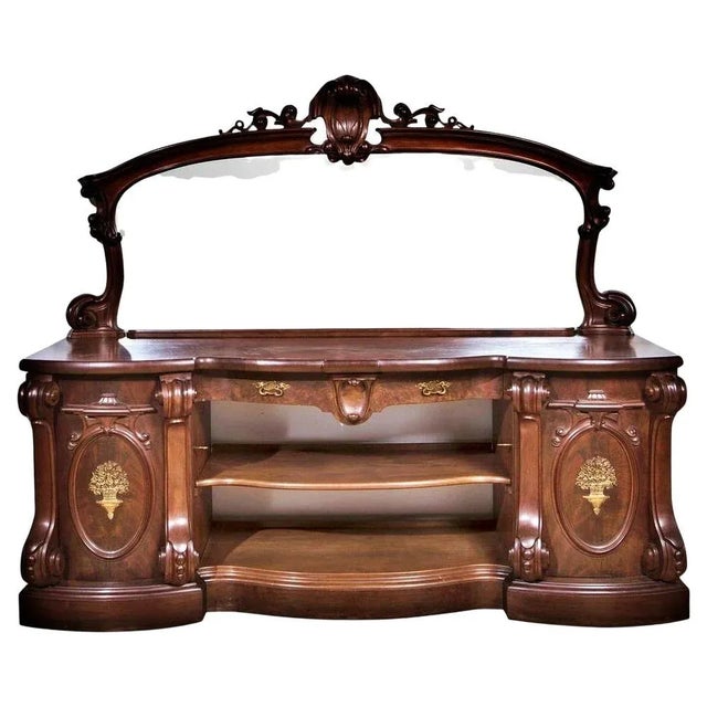 English Victorian Sideboard, 19th Century For Sale - Image 6 of 6
