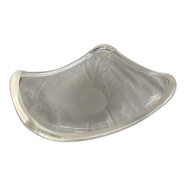 1970s Extra Large Ritts Astrolite Biomorphic Bowl For Sale