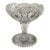 Antique American Brilliant Period Cut Crystal Footed Bowl/Compote For Sale