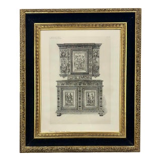 Architectural Traviel: Cabinetry & Furniture Design, 1888 (Framed) For Sale