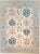 Michelle Hand Knotted Wool Rug, Ivory/Aqua - 9' x 12' For Sale - Image 4 of 4