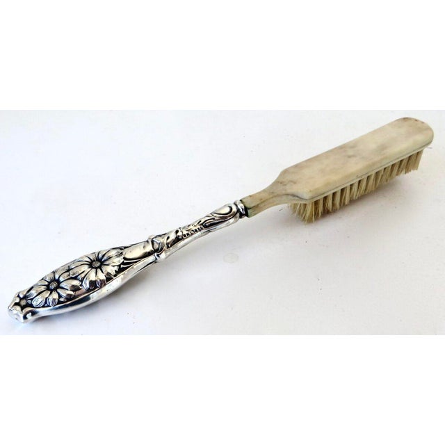 Art Nouveau (7) Piece Sterling Silver Vanity "Necessaire" Ensemble Circa 1894 For Sale - Image 13 of 18