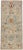 Beige Floral Modern Handmade Sultanabad Wool Runner For Sale - Image 10 of 10
