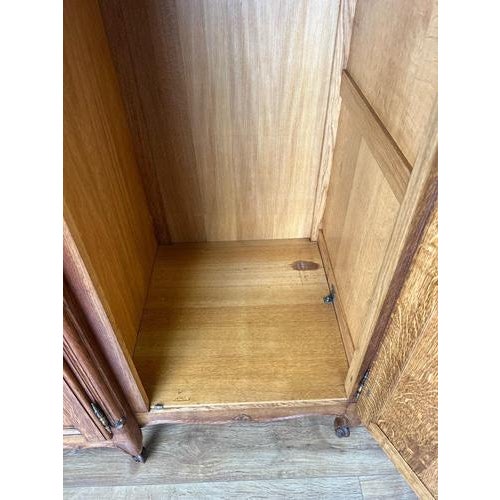 Vintage French Louis XVI Style Wardrobe in Oak For Sale - Image 11 of 13