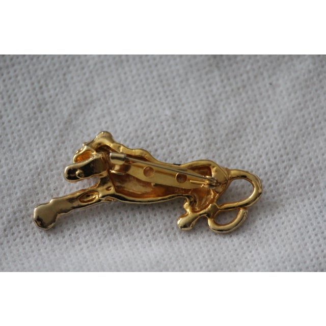 Vintage Jaguar Brooch Pin, 1980s For Sale - Image 11 of 12