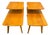 2 MCM Vintage Authentic Heywood-Wakefield Champagne M-308-G Step End Tables For Sale