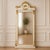 Make an unforgettable statement with this magnificent French Neoclassical floor mirror, beautifully crafted with an...