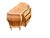 Wood Mid 20th Century Pair Bombe Burl Wood Commodes Italy For Sale - Image 7 of 18