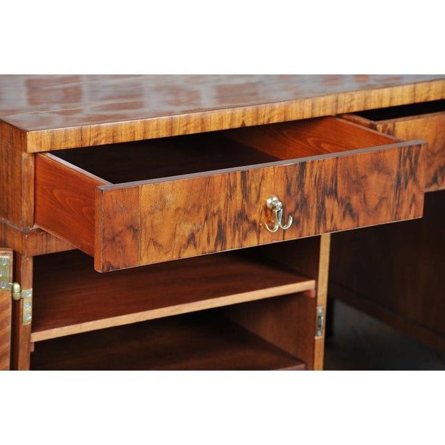 Art Deco Writing Desk in Mahogany and Walnut, 1920s For Sale - Image 13 of 18