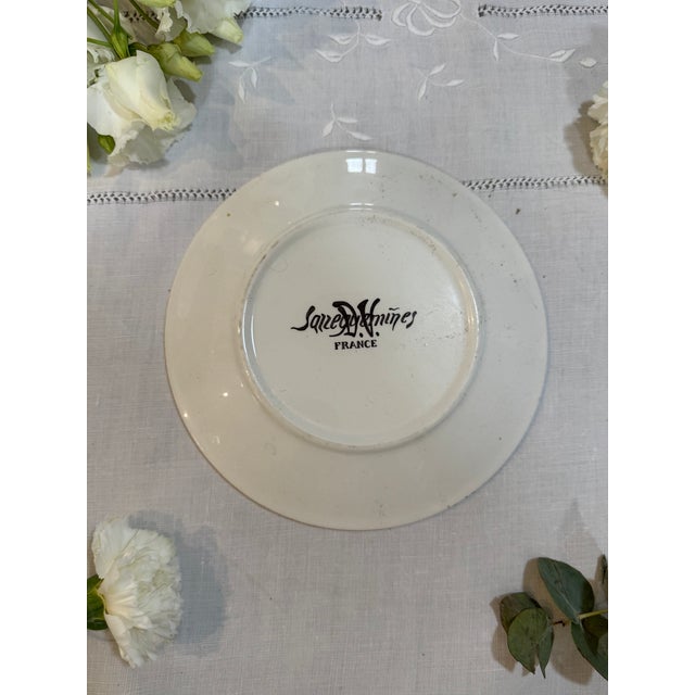 Vintage Sarreguemines Plates, Set of 2 For Sale - Image 4 of 5