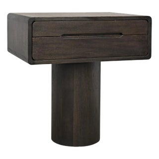 NOIR Langford Side Table, Ebony Walnut For Sale