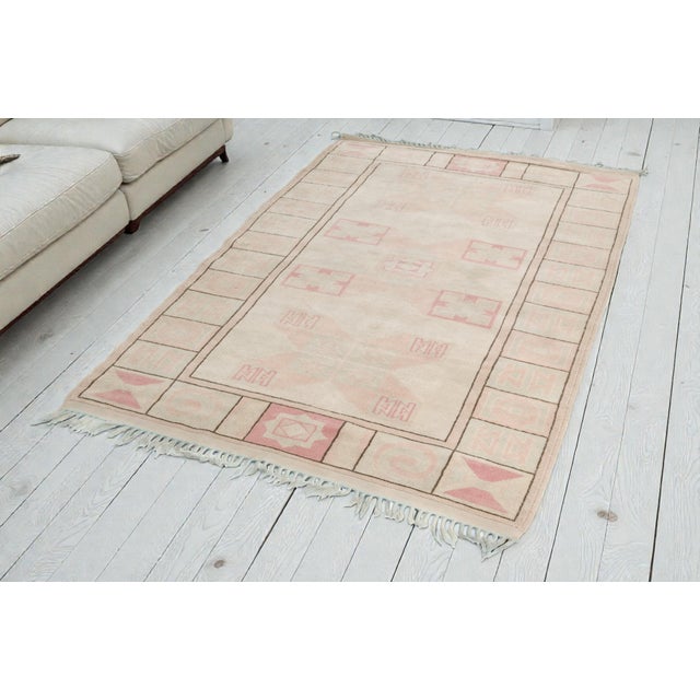 Turkish Mid 20th Century Anatolian Wool Area Carpet For Sale - Image 3 of 10
