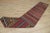 1960s 1960s Traditional Ethnic Natural Wool Red Striped Kilim Runner Rug For Sale - Image 5 of 13