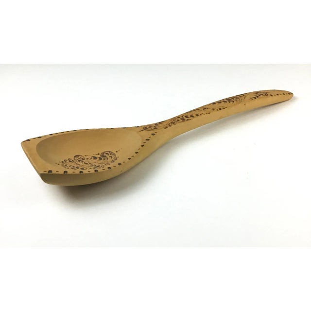 Want something unique? Look no further. This wood spoon is just the thing. Use it or simply admire the workmanship. The...