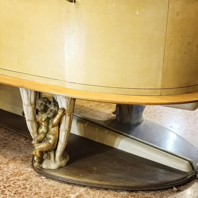 Sideboard with Large Mirror by Canturini Artisans For Sale - Image 10 of 18