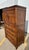 Pristine condition Thomasville “Mystique Collection” campaign style chest of drawers. Solid pecan wood with brass...