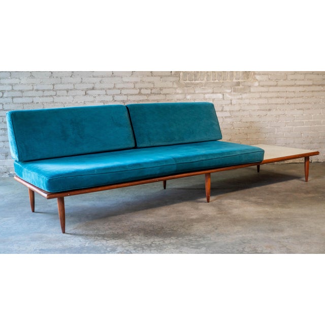Brown 1950s Mid-Century Modern Adrian Pearsall Attr. Walnut Daybed For Sale - Image 8 of 18