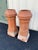 Ceramic Antique Terracotta Chimney Pots- A Pair For Sale - Image 7 of 12