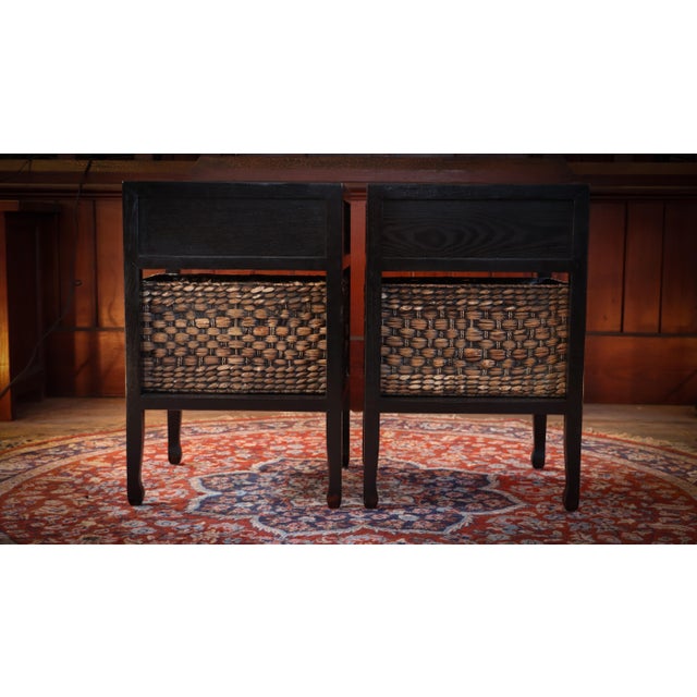 Vintage Lombok Canton Bedside Tables in Ash, 2010s, Set of 2 For Sale - Image 9 of 18