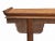 1960s Vintage Chinese Brown Natural Wood Point Edge RuYi Apron Altar Console Table For Sale - Image 5 of 12