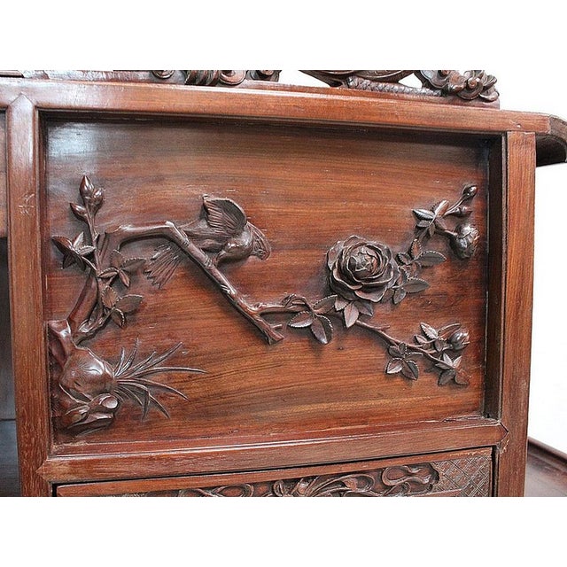 19th Century Asian Mahogany Cabinet, Vietnam For Sale - Image 12 of 18