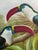 Late 20th Century Palm Beach Regency Toucans in Paradise Tropical Print Gilt Framed For Sale In Mobile - Image 6 of 9
