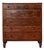 19th Century American Late Classical Figured Mahogany Chest of Drawers | C. 1830–1845 For Sale