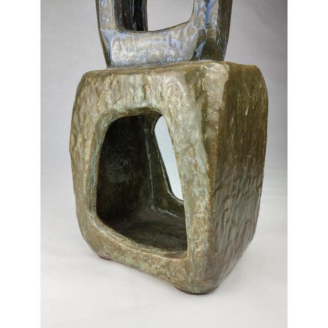 Ceramic Abstract Sculpture, 1970s For Sale - Image 9 of 16