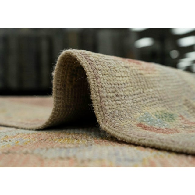 Textile Turkish Oushak Rug 5' x 6'4" #20423 For Sale - Image 7 of 8