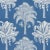 Mid-Century Modern Schumacher Grand Palms Fabric in Blue For Sale - Image 3 of 3