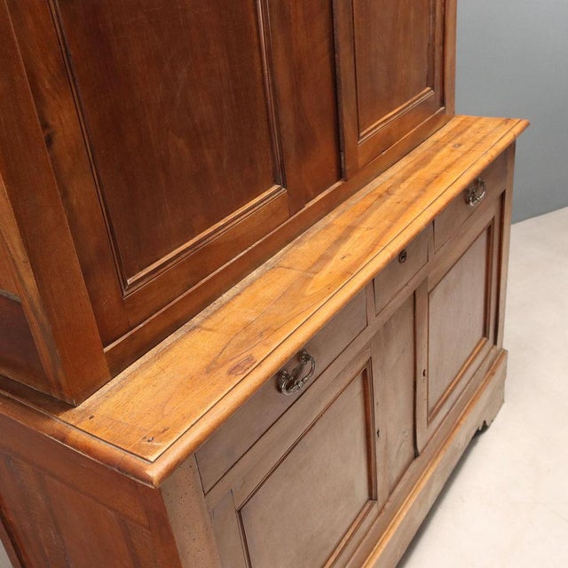 Double Body Cabinet in Walnut For Sale - Image 11 of 13