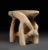 Wood Sculptural Side Table by Logniture For Sale - Image 6 of 8