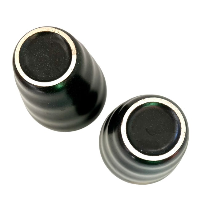 Ceramic Mid Century Yunomi Japanese Ceramic Tea Cups- a Pair For Sale - Image 7 of 12