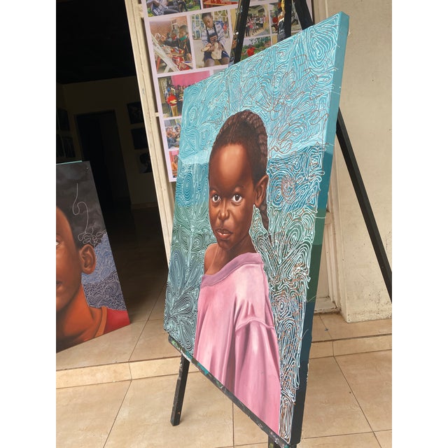 "Capacity of Future", Acrylic on Canvas Painting by Patrick Gusenga, 2026 For Sale - Image 6 of 6