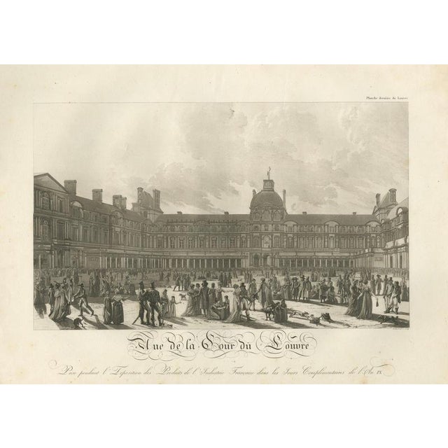 Louis-Pierre Baltard, Louvre Cour Carrée Exhibition, 1803, Paper For Sale - Image 12 of 12