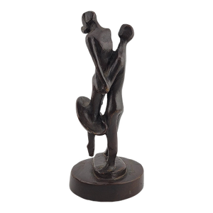 Rare Collectible Jose Almanzor, Bronze Dancers, Mexican School Bronze Sculpture.