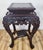 Japanese Antique Japanese Carved Lotus Flower Pedestal Table Plant Stand For Sale - Image 3 of 12
