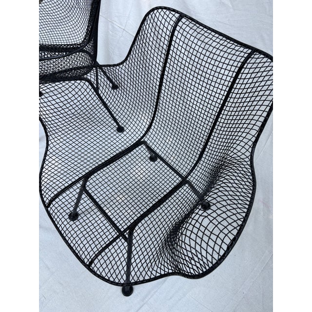 Mid 20th Century Mid 20th Century Russell Woodard Sculptura Petite Arm Chairs for Garden- A Pair, Attributed For Sale - Image 5 of 5
