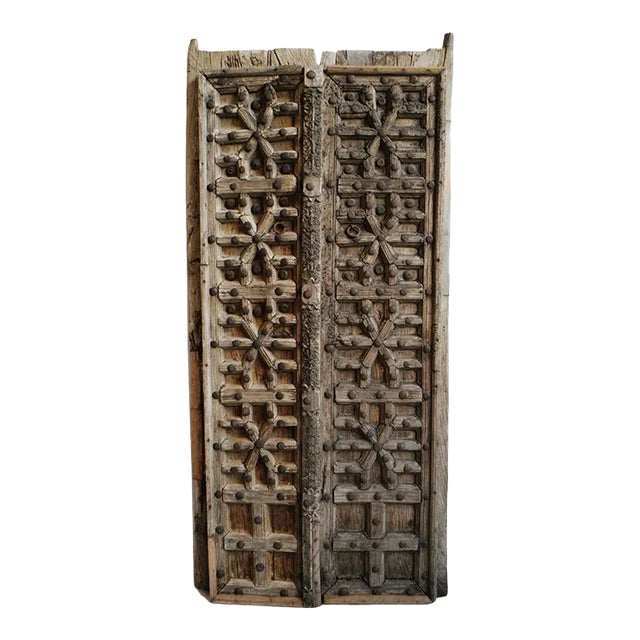 Antique Rajasthan Wood Doors For Sale