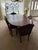 Carl Forslund Cherry Dining Table With Six Chairs and Custom Table Pads For Sale In Saint Louis - Image 6 of 15