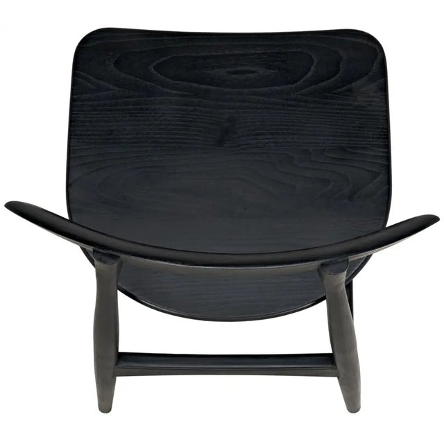 Not Yet Made - Made To Order Surf Chair, Charcoal Black For Sale - Image 5 of 6