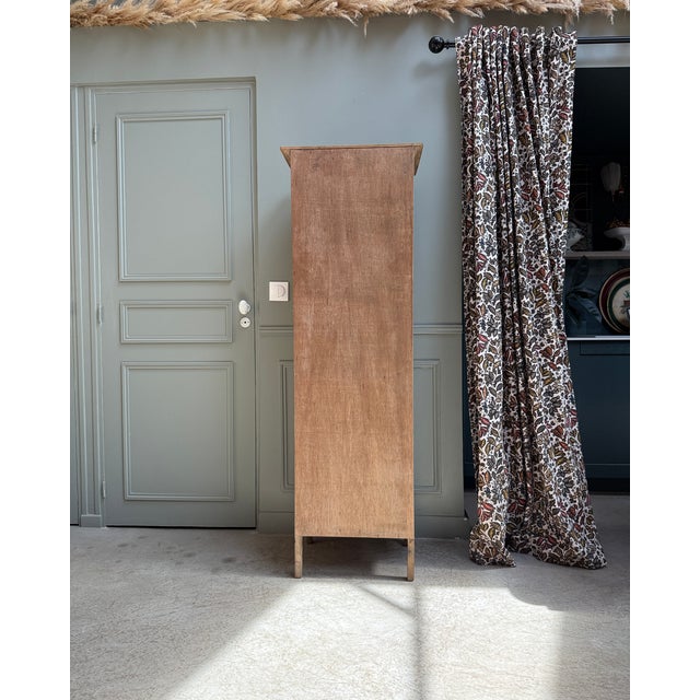 Column Storage Unit with Sculpted Metal Door, 1890s For Sale - Image 6 of 18