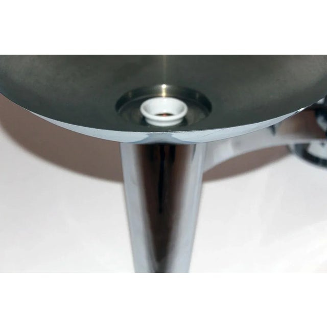 Large Chromed Art Deco Wall Lamps, 1920s, Set of 2 For Sale - Image 3 of 9