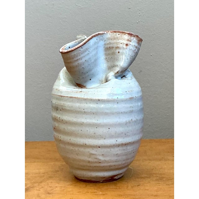 Vintage Abstract Ceramic Vase For Sale - Image 9 of 12